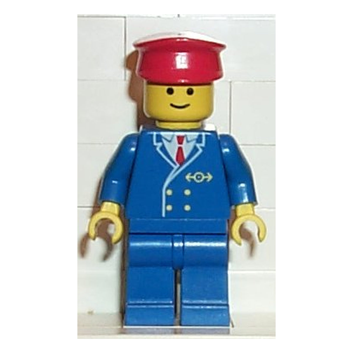 LEGO® Minifigur Railway Employee 1 trn046 – Gebr.