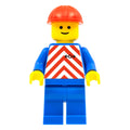LEGO® Minifigur Red & White Stripes trn049 – Gebr.