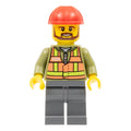 LEGO® Minifigur Cargo Train Driver trn235 – Neu