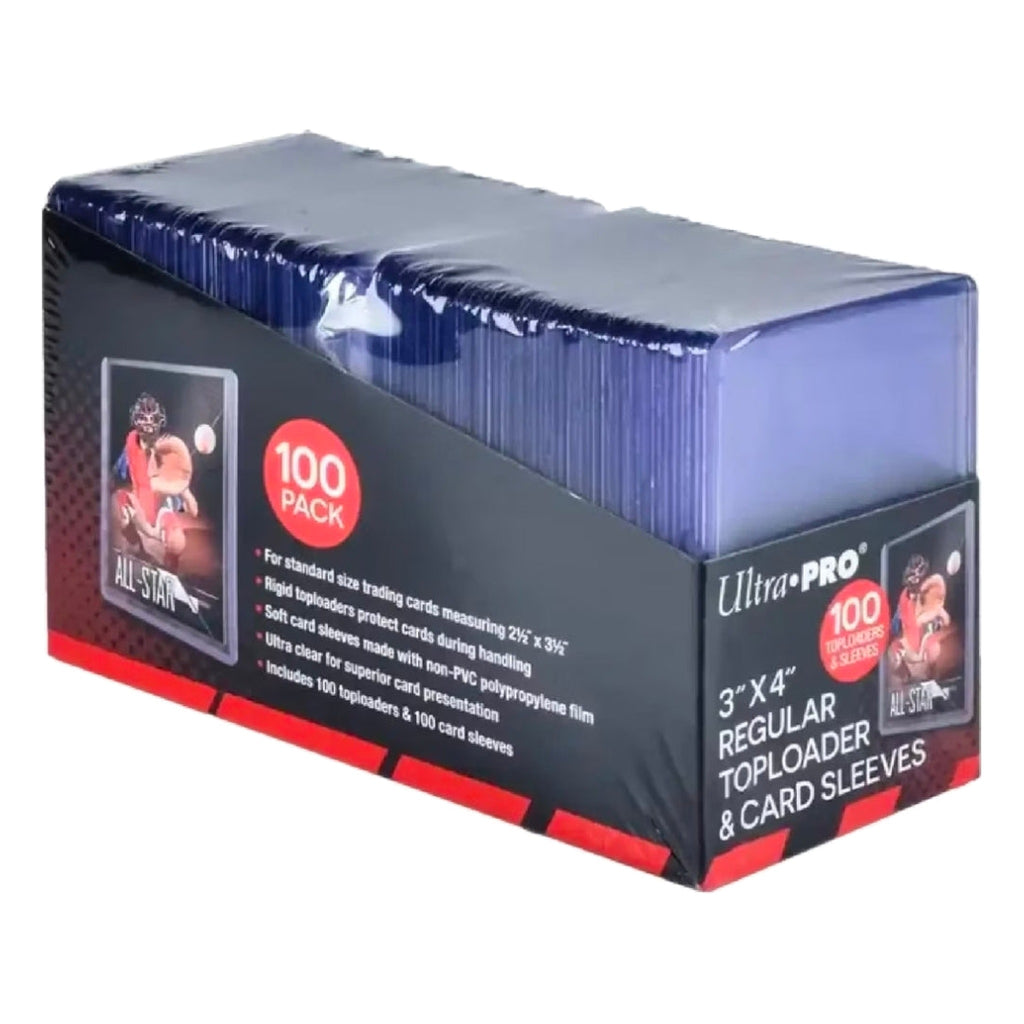 Ultra Pro: Toploader 3"x4" Regular & Penny Sleeves – 100 Stück