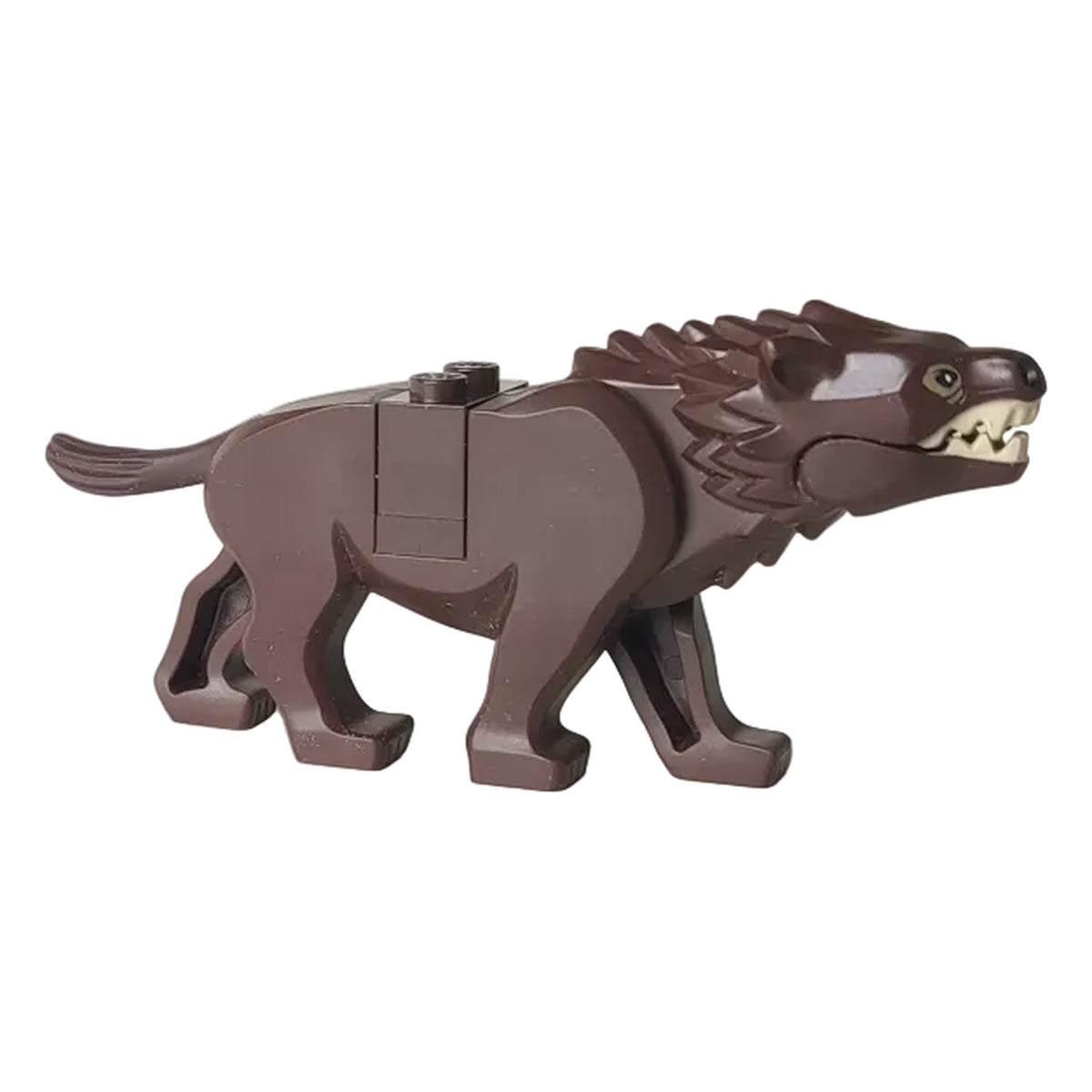 LEGO® Minifigur Warg mit schwarzer Nase (dunkelbraun) wargpb03c01 – Neu