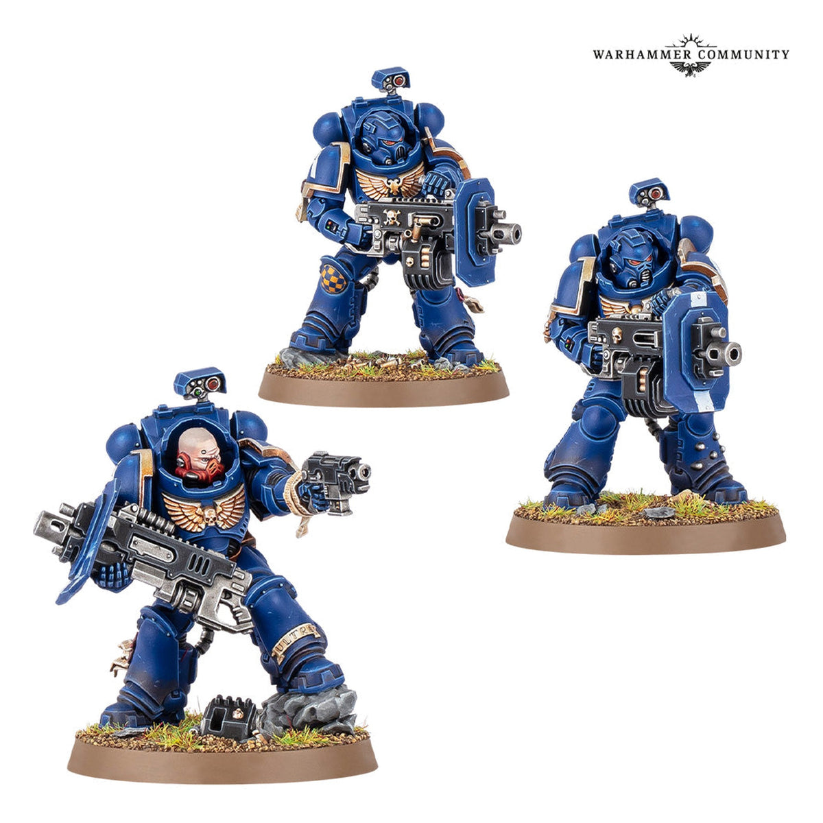 Warhammer 40,000: Space Marines – Eradicator Squad with Heavy Bolters