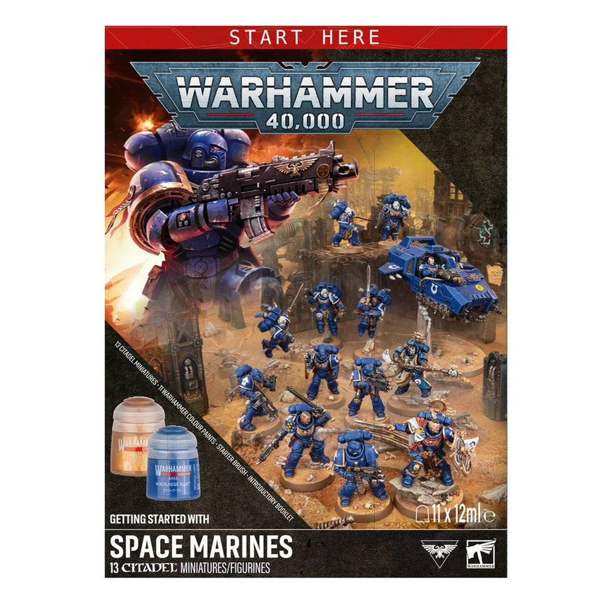 Warhammer 40,000 : Bien débuter avec les Space Marines (Français)